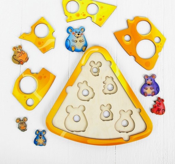 Головоломка «Сыр и мышата»