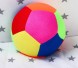 Развивающая игрушка «Мяч футбольный цветной», с бубенчиком