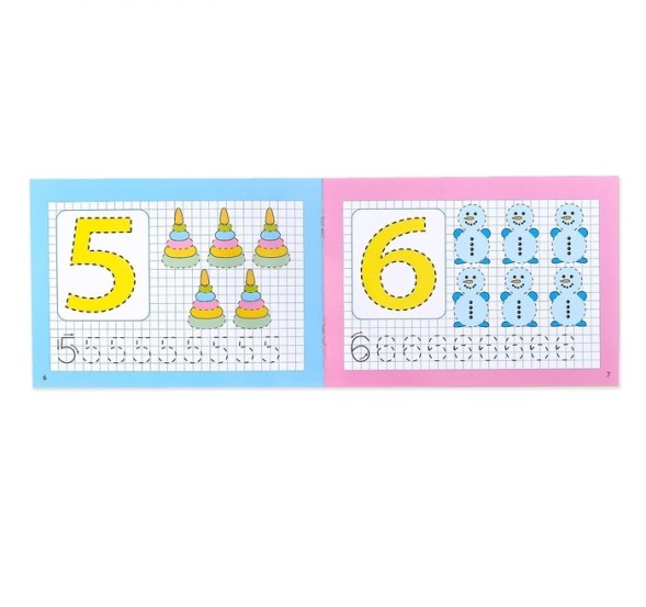 Набор многоразовых книг с маркером 2 шт. «Напиши и сотри. Пишем буквы и цифры», 12 стр.