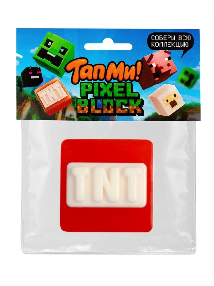 Сквиш антистресс - игрушка «Майнкрафт», красный