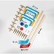 Набор хоккейный: 2 клюшки, 4 ворот, 2 мяча, шайба