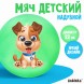 Мяч детский ZABIAKA «Пёсик», d=22 см, 60 г, цвет МИКС