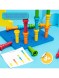 Развивающий набор «Цветные столбики», основа, карточки