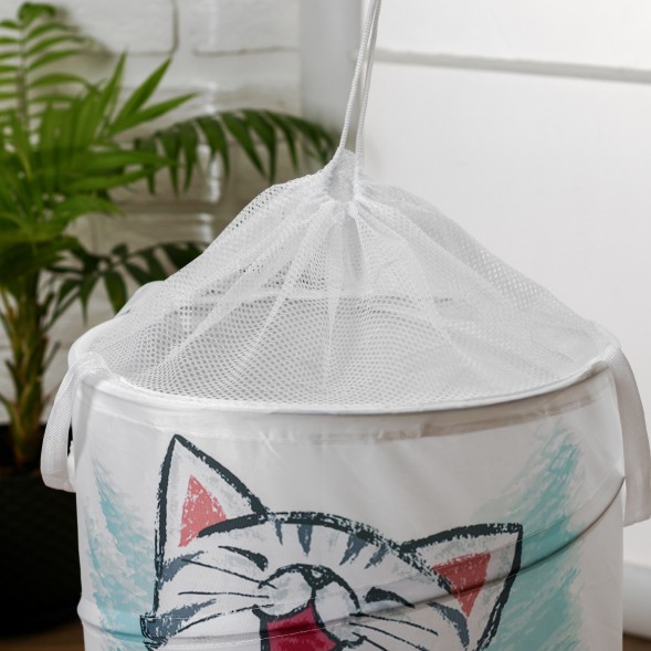 Корзина для игрушек "Котик" 35×35×45 см