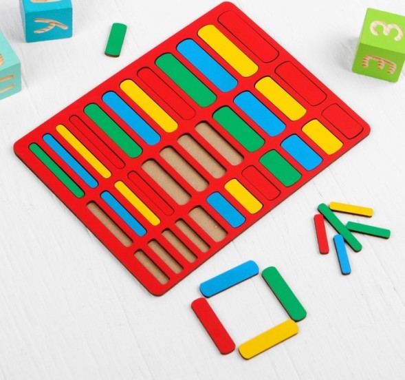 Счетный материал «Логические палочки», цвета микс