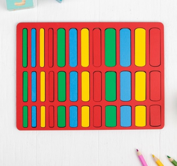 Счетный материал «Логические палочки», цвета микс