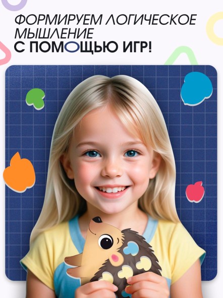 Развивающий набор «Лесной сортер», 3+