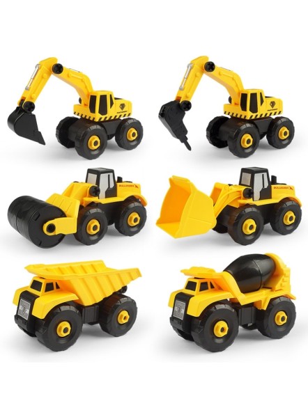Конструктор строительные машины, 6 шт в наборе
