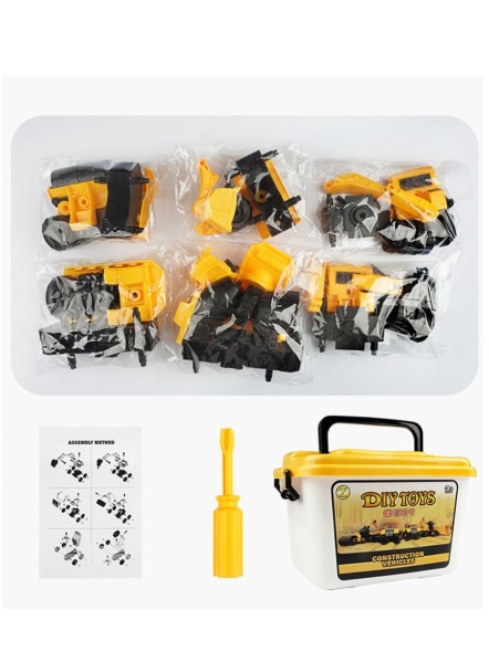 Конструктор строительные машины, 6 шт в наборе