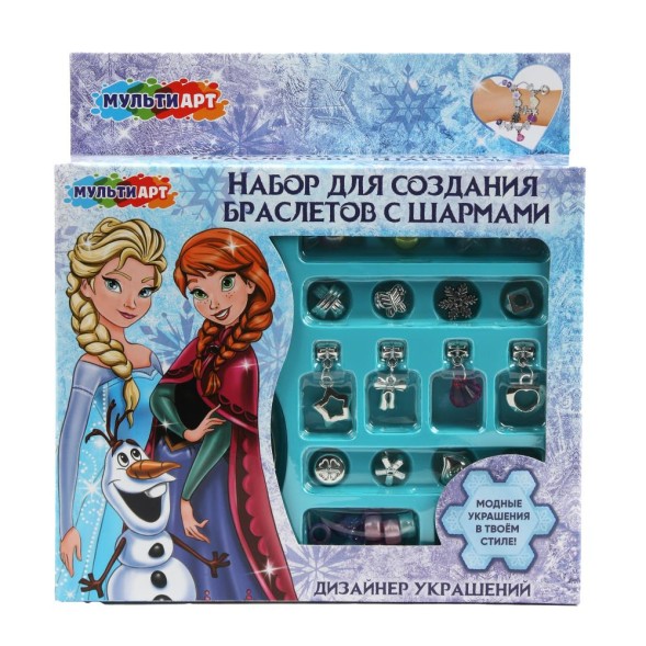 Набор для создания браслетов 18*19, снежная принцесса, МУЛЬТИ АРТ