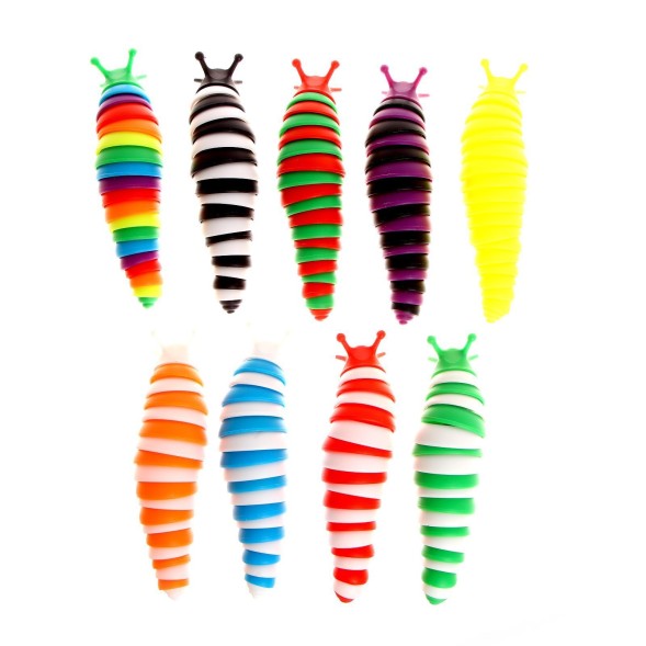 Развивающая игрушка «Цветная гусеничка»