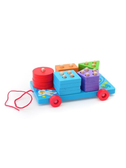 Каталка с пирамидками &quot;Космомобиль&quot;