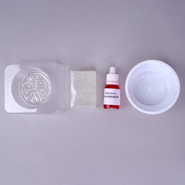 Набор для изготовления мыла. Рукодельное мыло «Апельсин»