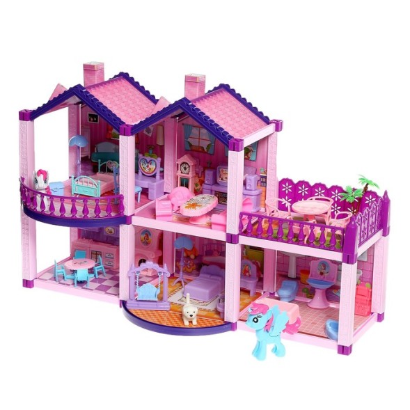 Дом для кукол Пони, с аксессуарами