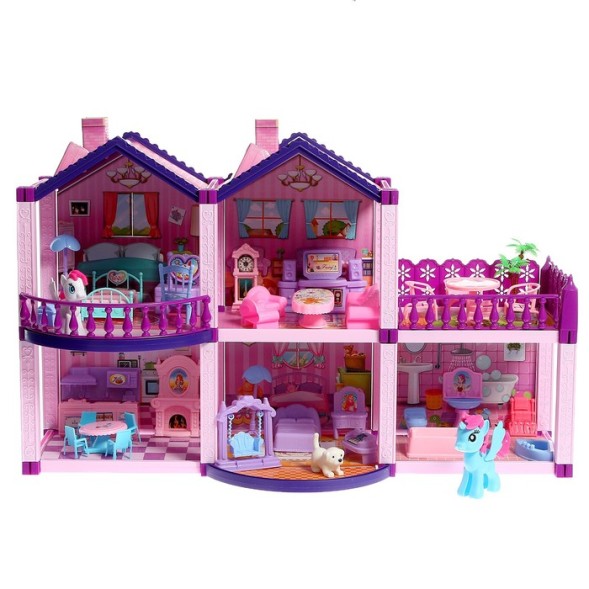 Дом для кукол Пони, с аксессуарами