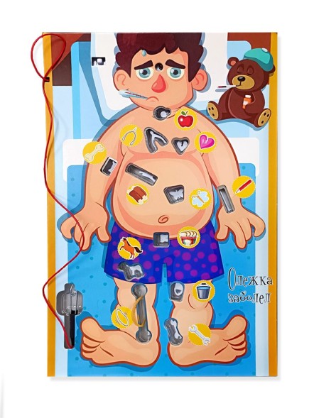 Электронная настольная игра для детей «Олежка заболел»