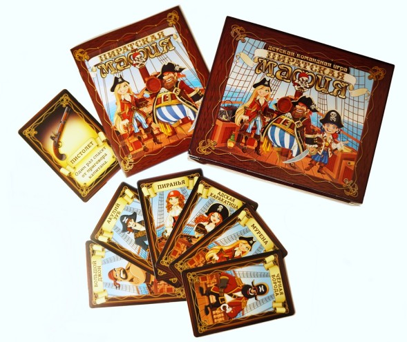 Карточная настольная игра «Пиратская мафия» (28 карточек). Десятое королевство