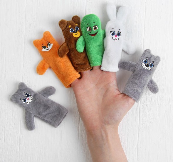 Кукольный театр «Теремок», набор 6 шт.