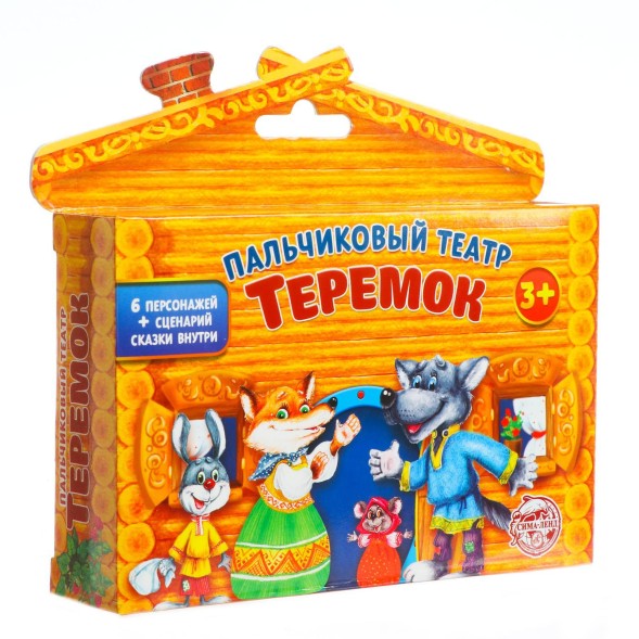 Кукольный театр «Теремок», набор 6 шт.