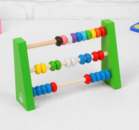 Счетики - Радуга, костяшка 2 × 1 см