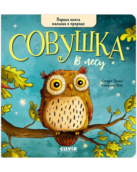 Книжки-картонки. Совушка в лесу. Первая книга малыша о природе, 16 стр