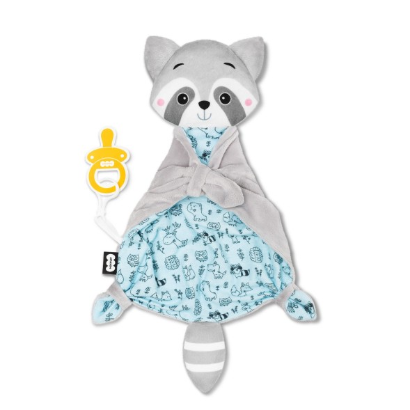 Комфортер для сна, Мякиши «Енотик», мягкий, с держателем для соски, серый