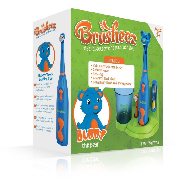 Детская зубная щетка Brusheez. Медведь
