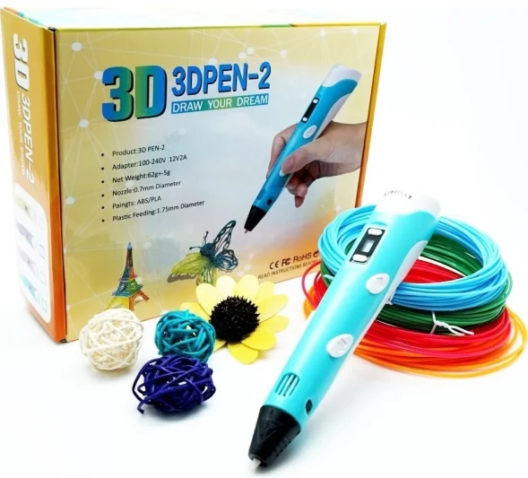 3D ручка 3DPEN, цвет синий