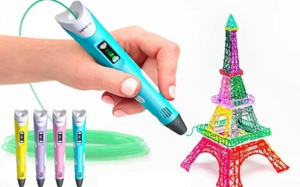 3D ручка 3DPEN, цвет синий