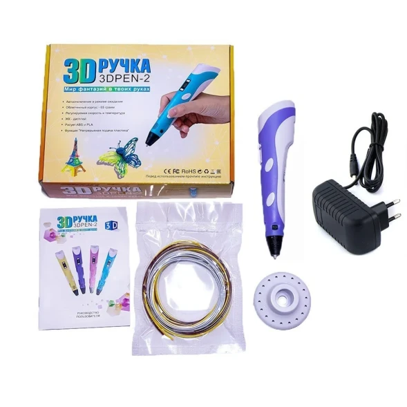 3D ручка 3DPEN, цвет синий
