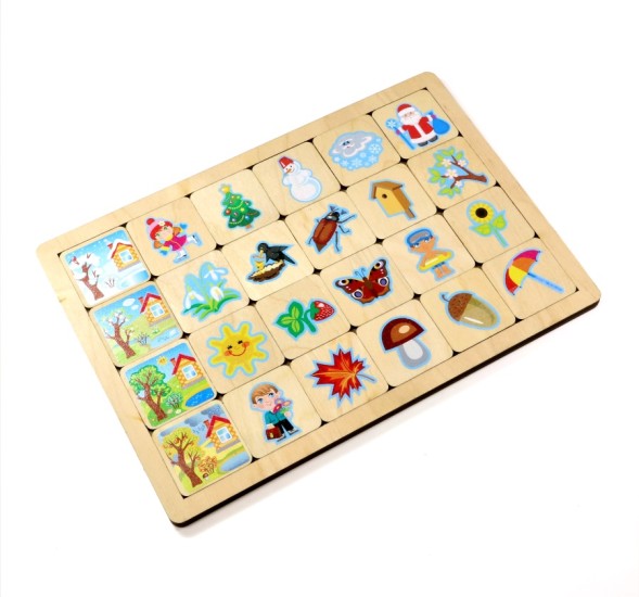 Развивающий пазл «Времена года»