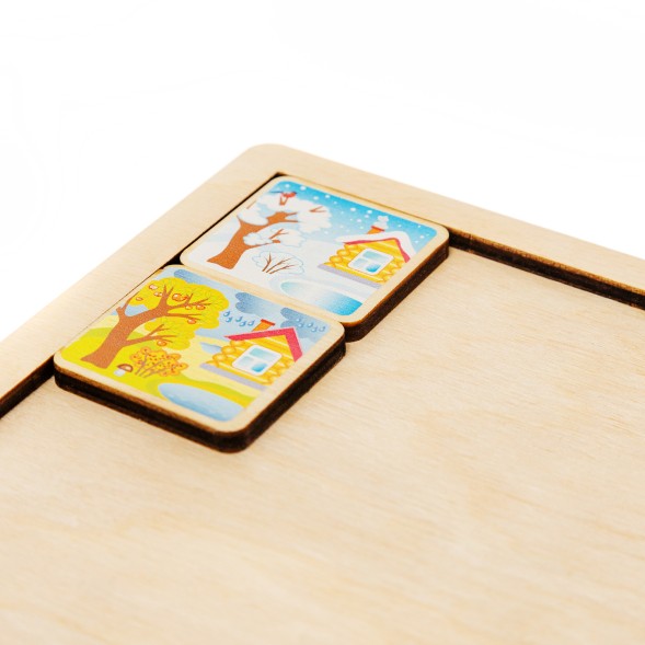 Развивающий пазл «Времена года»