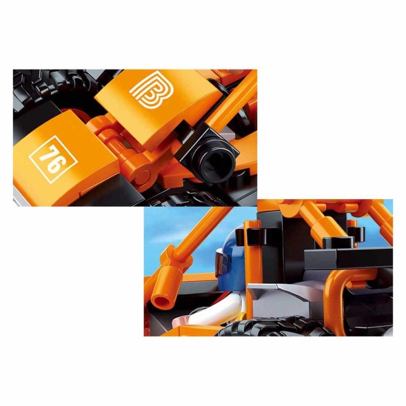 Конструктор SLUBAN Багги, 113 деталей