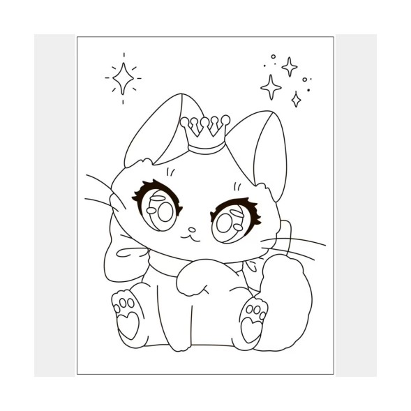 Котики (Серия Раскраски аниме)