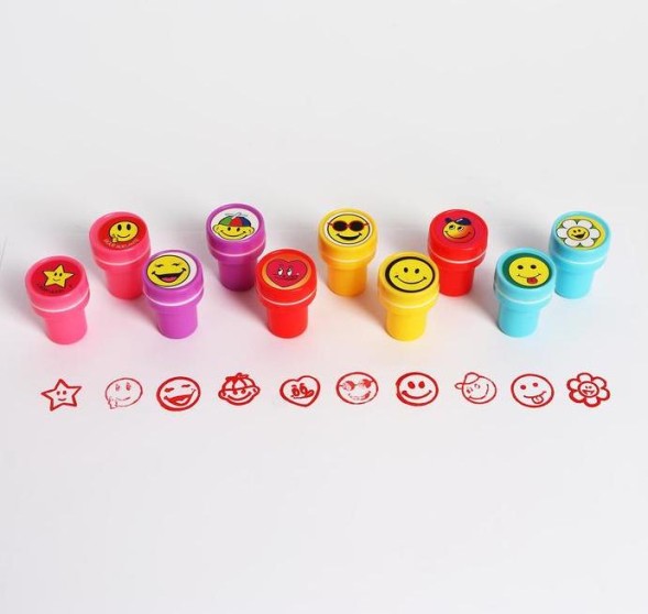 Печать цветная "Улыбка", набор 10 шт