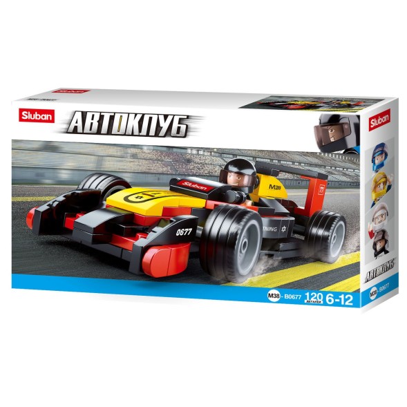 Конструктор SLUBAN Формула 1, 120 деталей