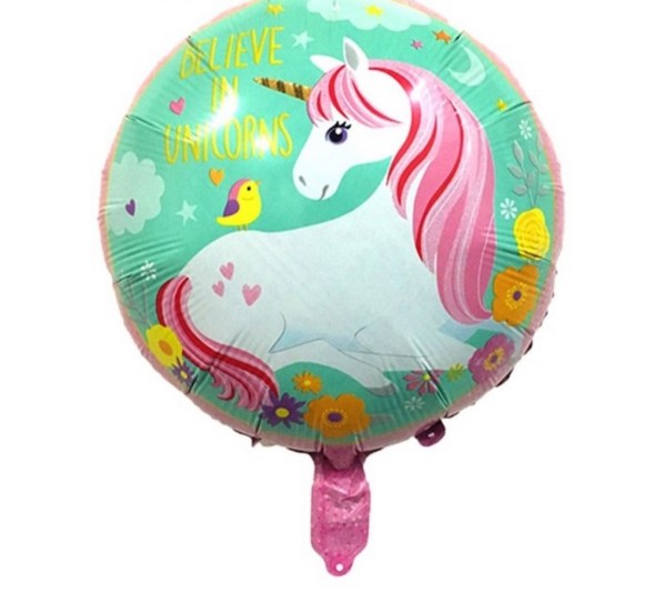 Шар фольгированный 16&quot; &quot;Единорог на прогулке&quot;