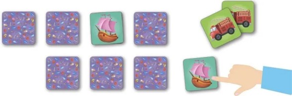 Настольные игры. Мемо Лото. Транспорт. 2 в 1