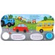 Картонная книга с музыкальным чипом &quot;Весёлый транспорт&quot;, 10 стр., Синий трактор