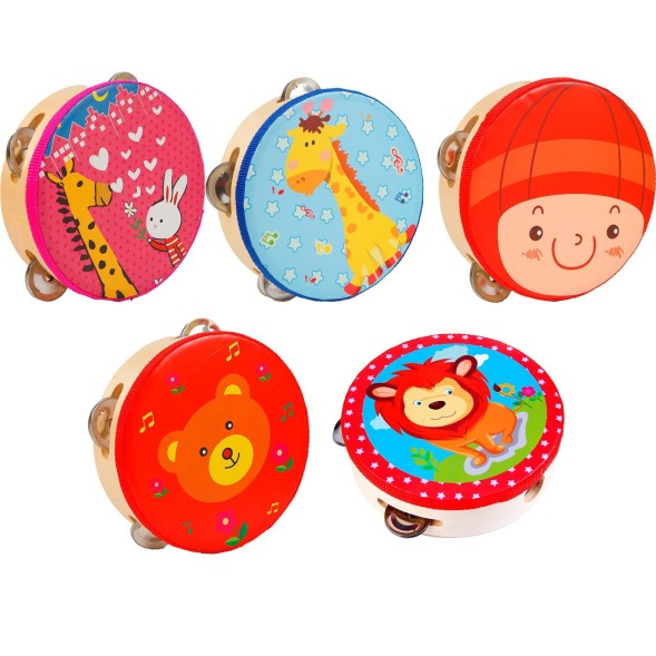 Бубен «Музыка», цвет микс. Лесная мастераская