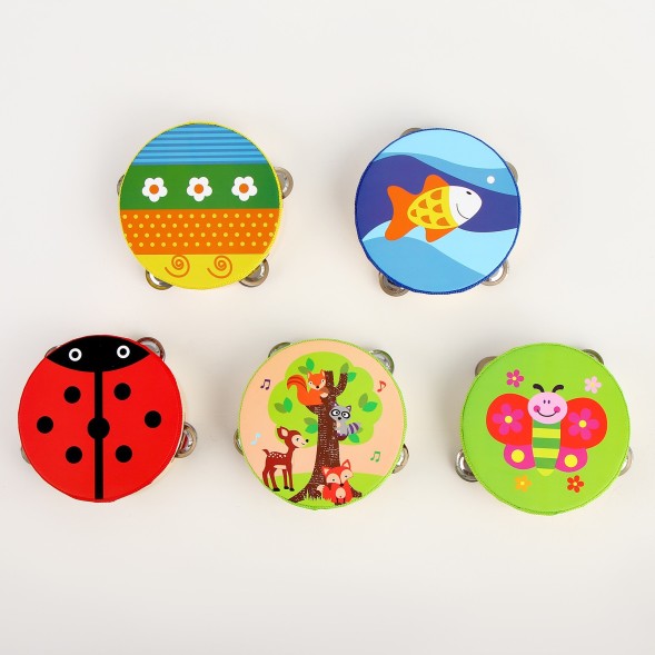 Бубен «Музыка», цвет микс. Лесная мастераская