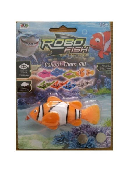 Игрушка интерактивная плавающая Роборыбка КЛОУН