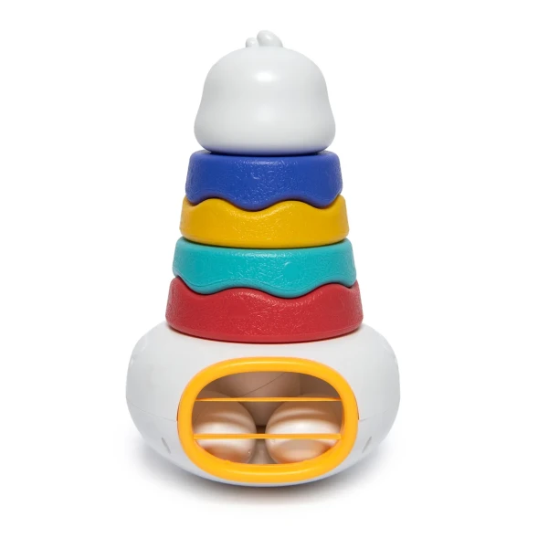Игрушка развивающая Baby Go Уточка 3в1: неваляшка, пирамидка, сортер