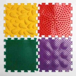 Ортопедический массажный коврик Орто Пазл &quot;Полезные шаги&quot;, 8 шт