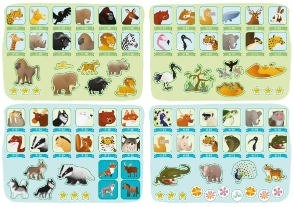 Активити атлас. Животные (с наклейками). Робинс