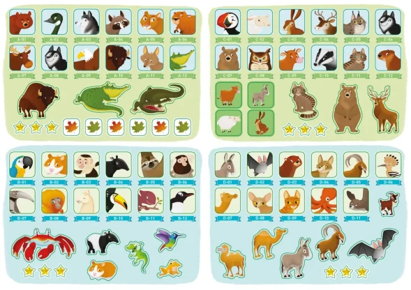 Активити атлас. Животные (с наклейками). Робинс