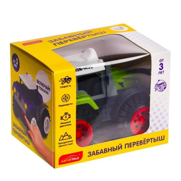 Трактор-перевёртыш «Хозяин фермы», работает от батареек