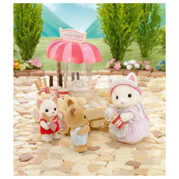Ночь распродаж Набор Sylvanian Families Тележка с попкорном 2809
