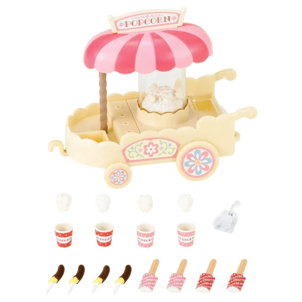 Ночь распродаж Набор Sylvanian Families Тележка с попкорном 2809