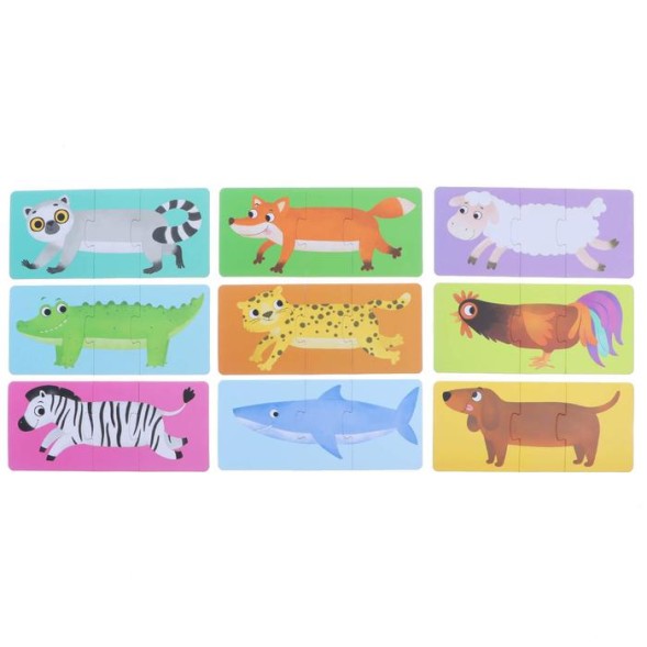 Пазлы 3 в 1 «Зверюшки»